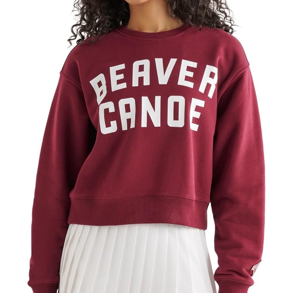 Beaver Canoe Women's Crewneck Sweatshirt - Burgundy